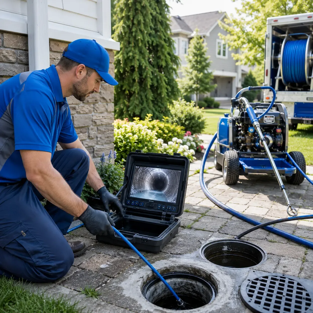 Outdoor drain cleaning professionals serving East Otis, MA